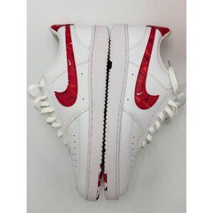 Nike Court Vision Low White Red Camo Men Size 9.5 DM7588-100 New